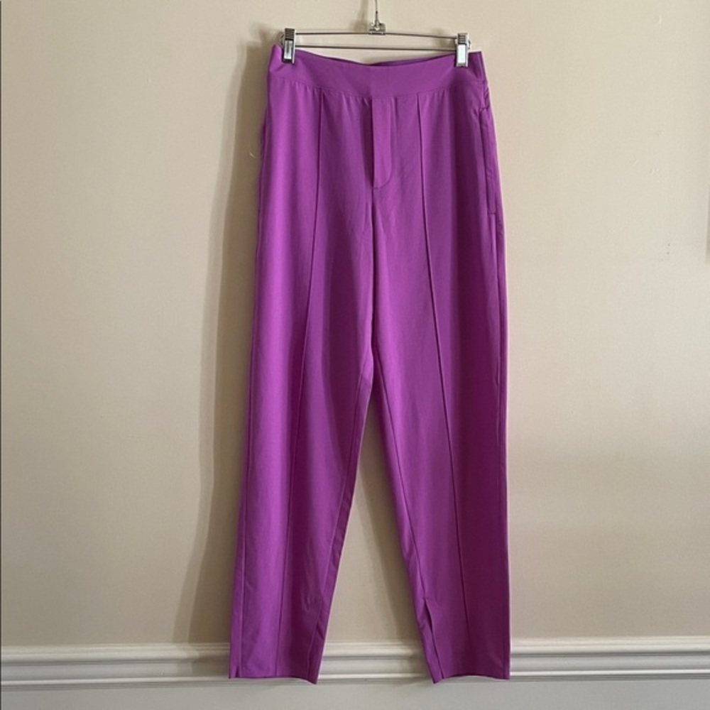 Athleta Purple Tapered Trousers High Rise Size 2